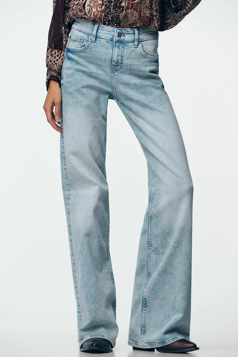 JEAN Z1975 FLARE FIT TAILLE BASSE