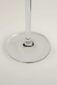 CONICAL CRYSTALLINE FLUTE GLASS