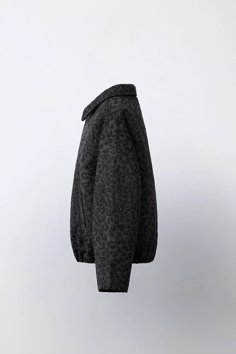 ANIMAL PRINT CLOTH JACKET