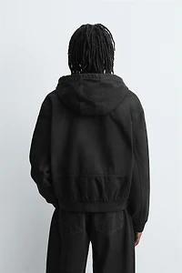 HOODED PUFFER JACKET