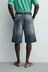 RELAXED FIT DENIM SHORTS