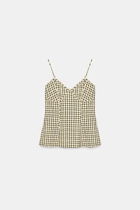 TOP STYLE LINGERIE À CARREAUX