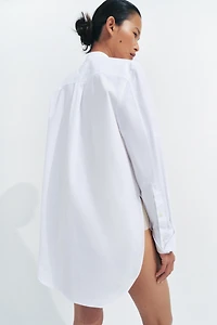 ZW COLLECTION POPLIN BIB SHIRT