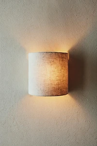 LAMP | LINEN WALL SCONCE