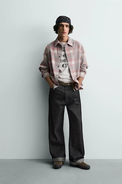 PLAID CORDUROY SHIRT