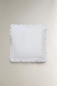 RUFFLED COTTON PILLOWCASE