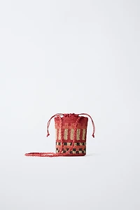 SAC BANDOULIÈRE EN RAFIA
