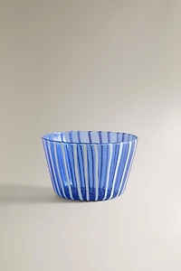 STRIPED BOROSILICATE GLASS BOWL