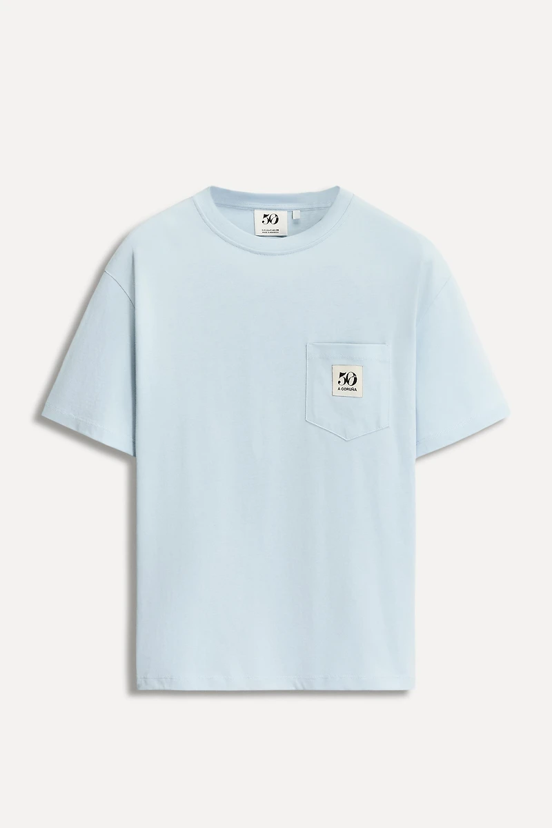 50TH ANNIVERSARY POCKET PATCH T-SHIRT
