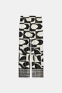 GEOMETRIC PRINT PANTS