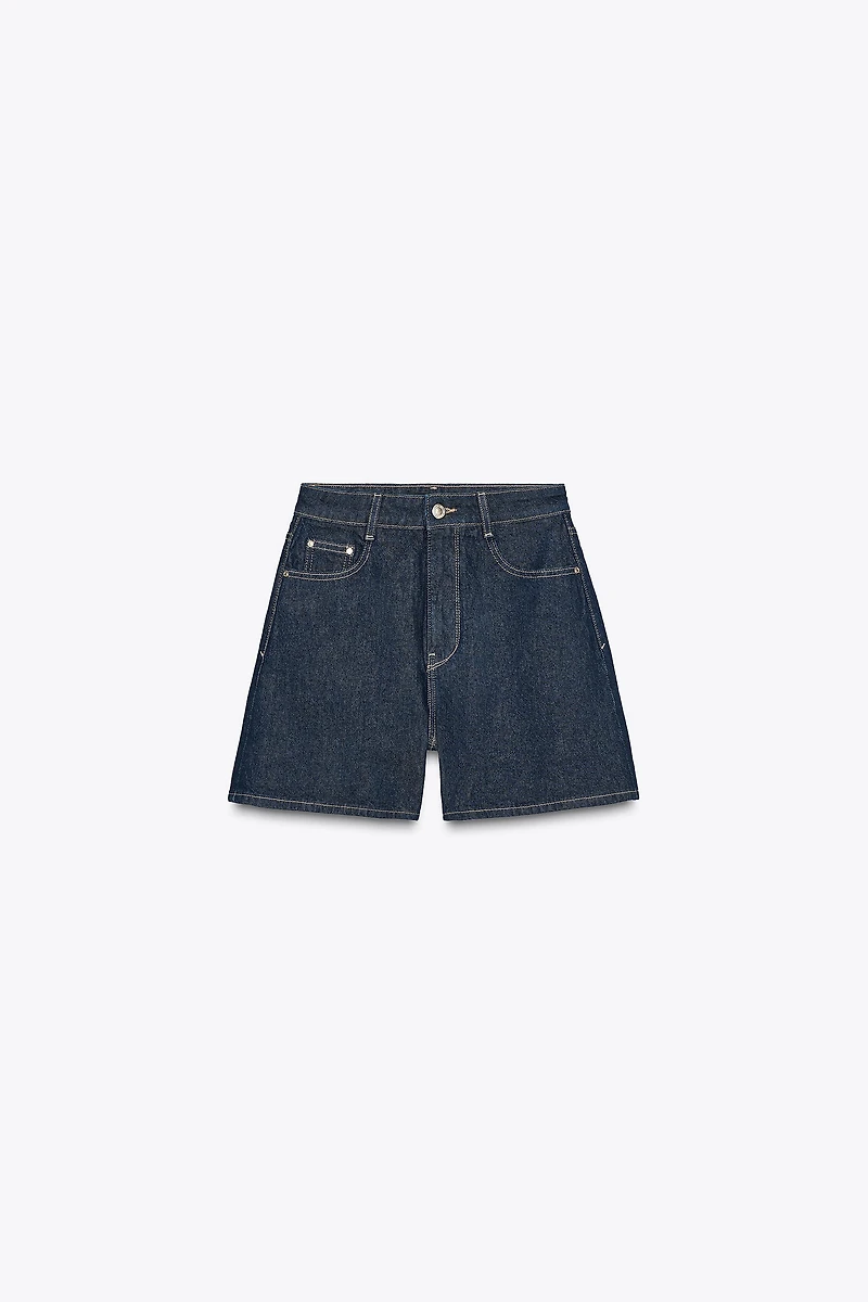 Z1975 HIGH-WAISTED MOM FIT SHORTS
