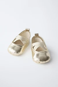 LEATHER BALLET FLATS