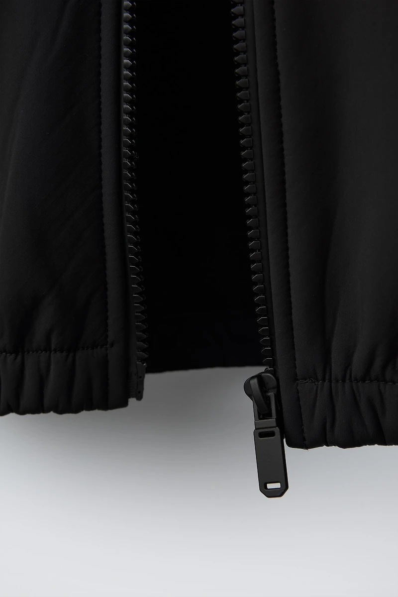 LINED HOODED JACKET