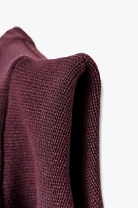 SHORT SLEEVE KNIT TOP