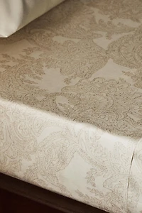 PAISLEY PRINT SATEEN FLAT SHEET