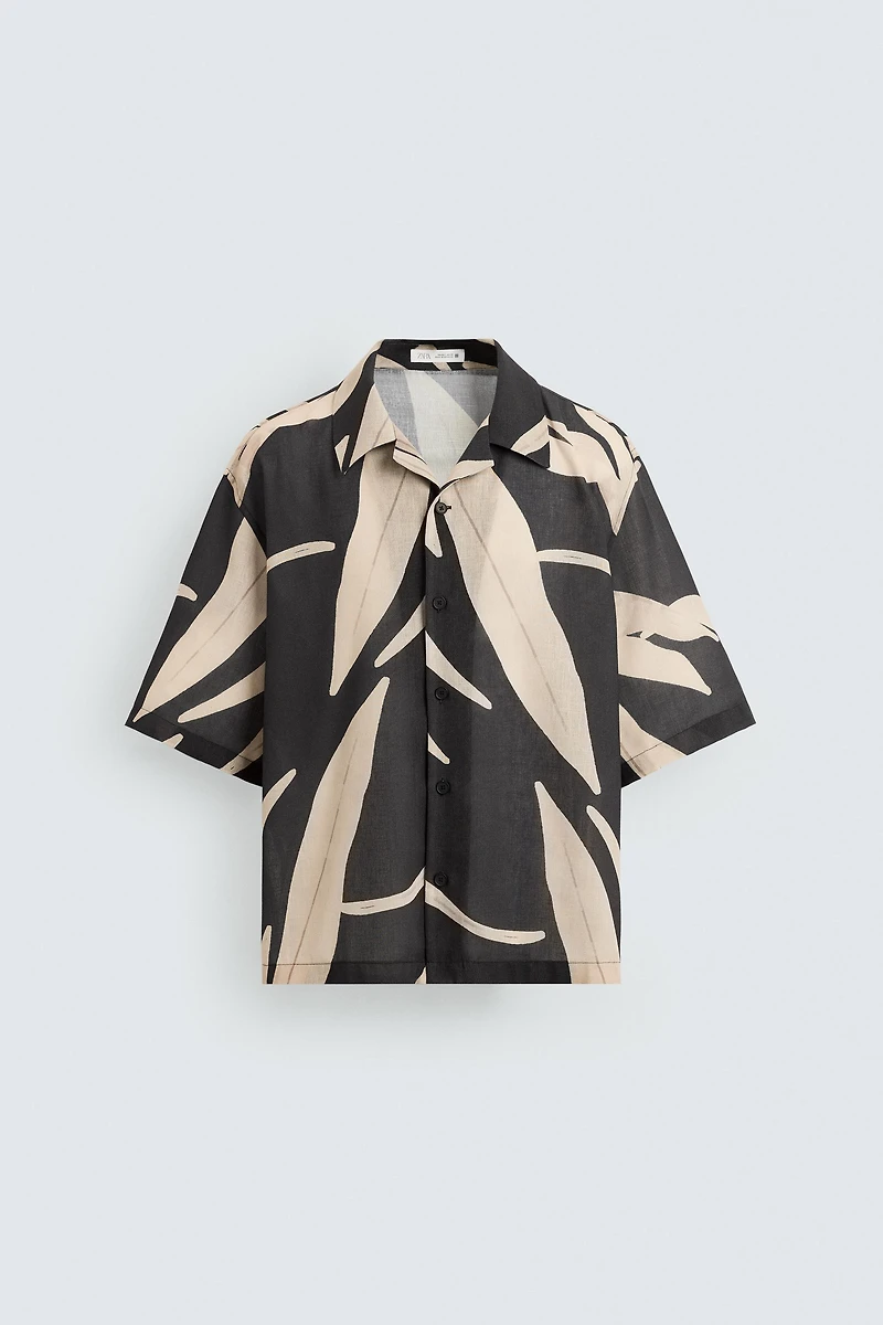 LEAF PRINT SHIRT