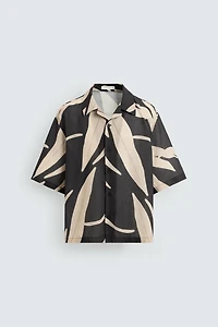 LEAF PRINT SHIRT