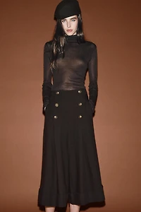 SHORT À BOUTONS 100% LAINE ZW COLLECTION