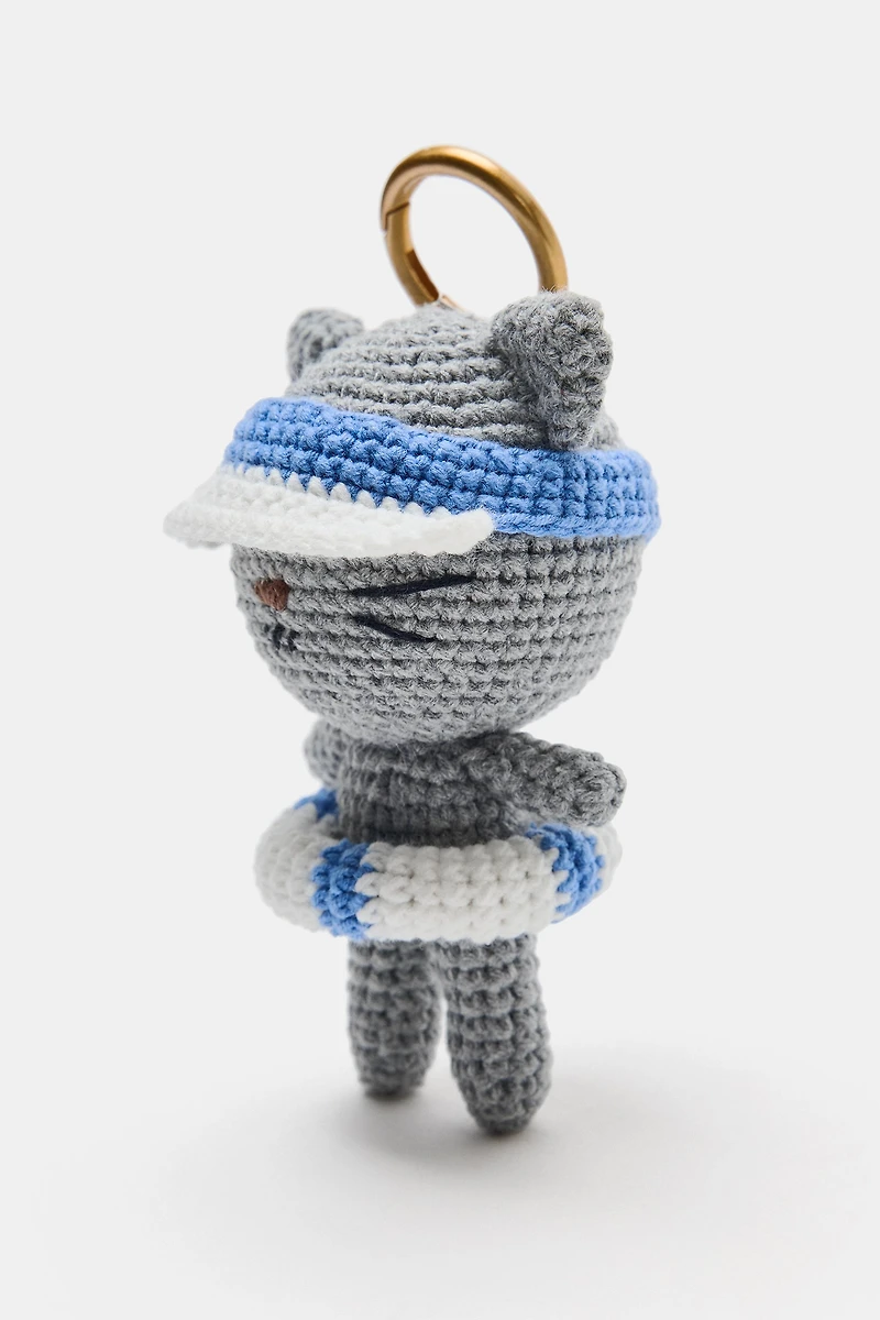 KITTEN CHARM KEYCHAIN