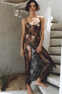 LACE STRAP DRESS