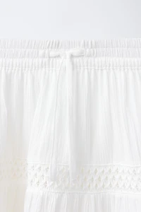 ROMANTIC TIERED LACE SKIRT