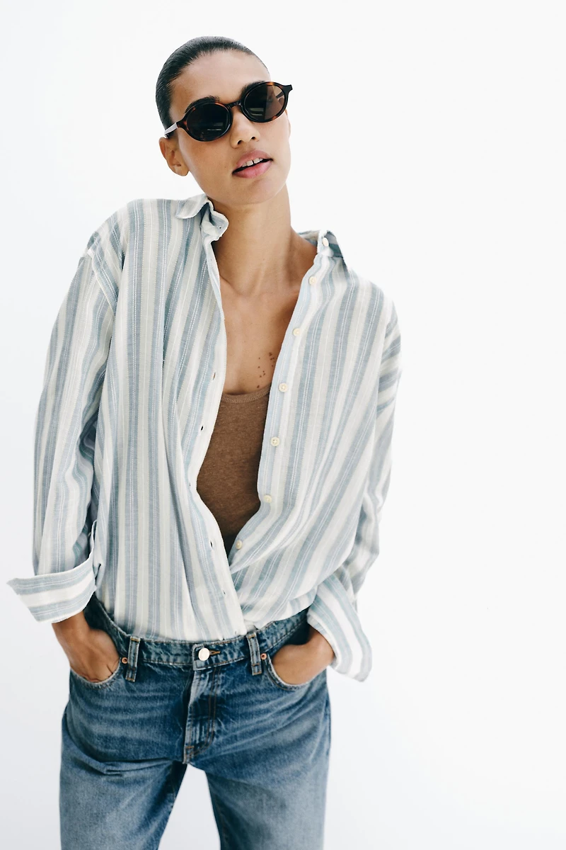 STRIPED VOLUME SHIRT
