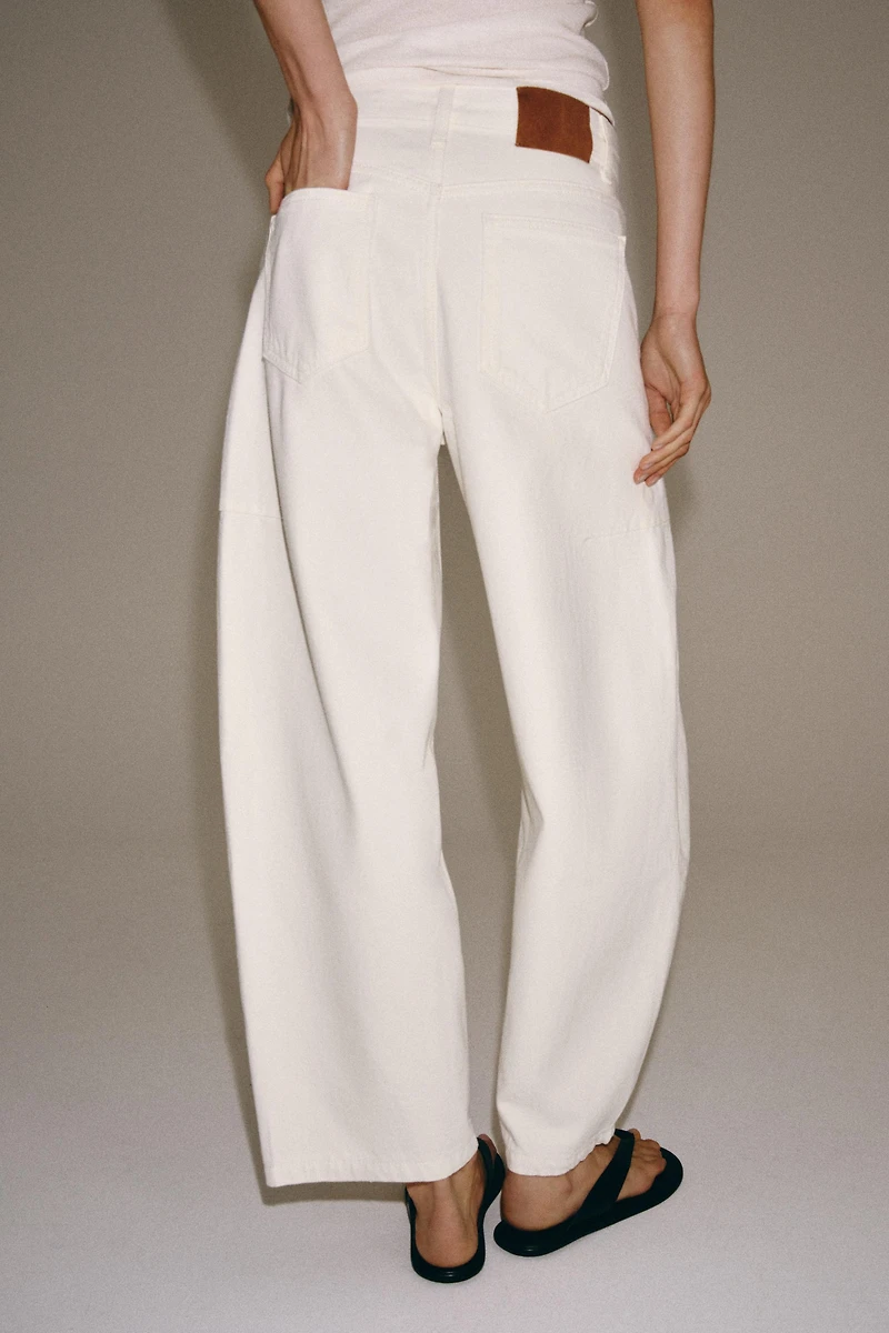 ZW COLLECTION MID-RISE BALLOON JEANS