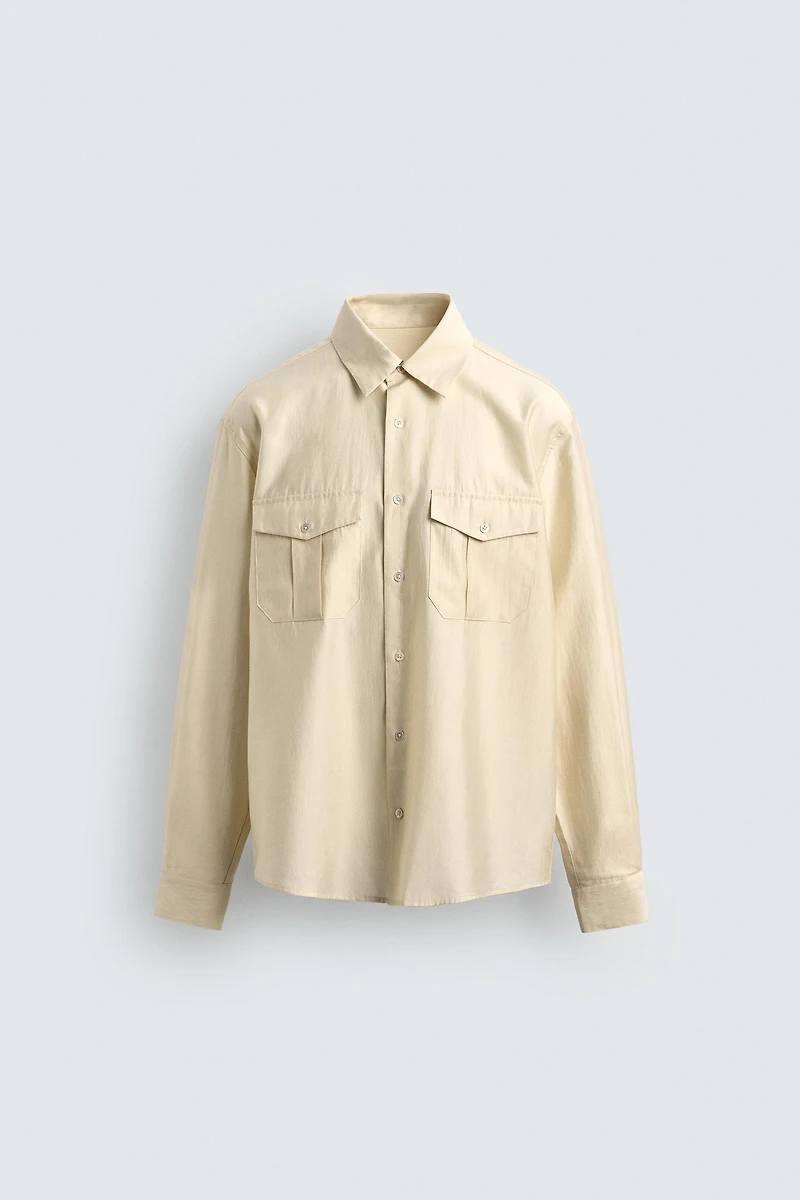 CHEMISE FLUIDE À POCHES