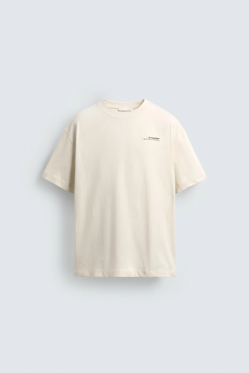 CONTRAST PRINT PATCH T-SHIRT