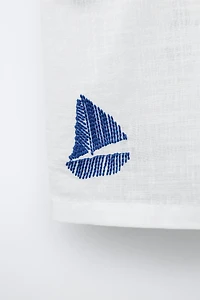 CHEMISE BATEAUX BRODÉS