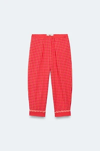 2-14 ANS/ PANTALON À CARREAUX VICHY ÉDITION LIMITÉE