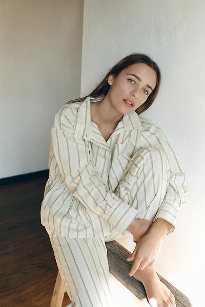 STRIPED PAJAMA PANTS