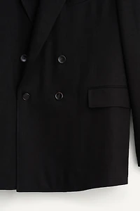 VESTE DE COSTUME À BOUTONNAGE CROISÉ LIN ET LYOCELL