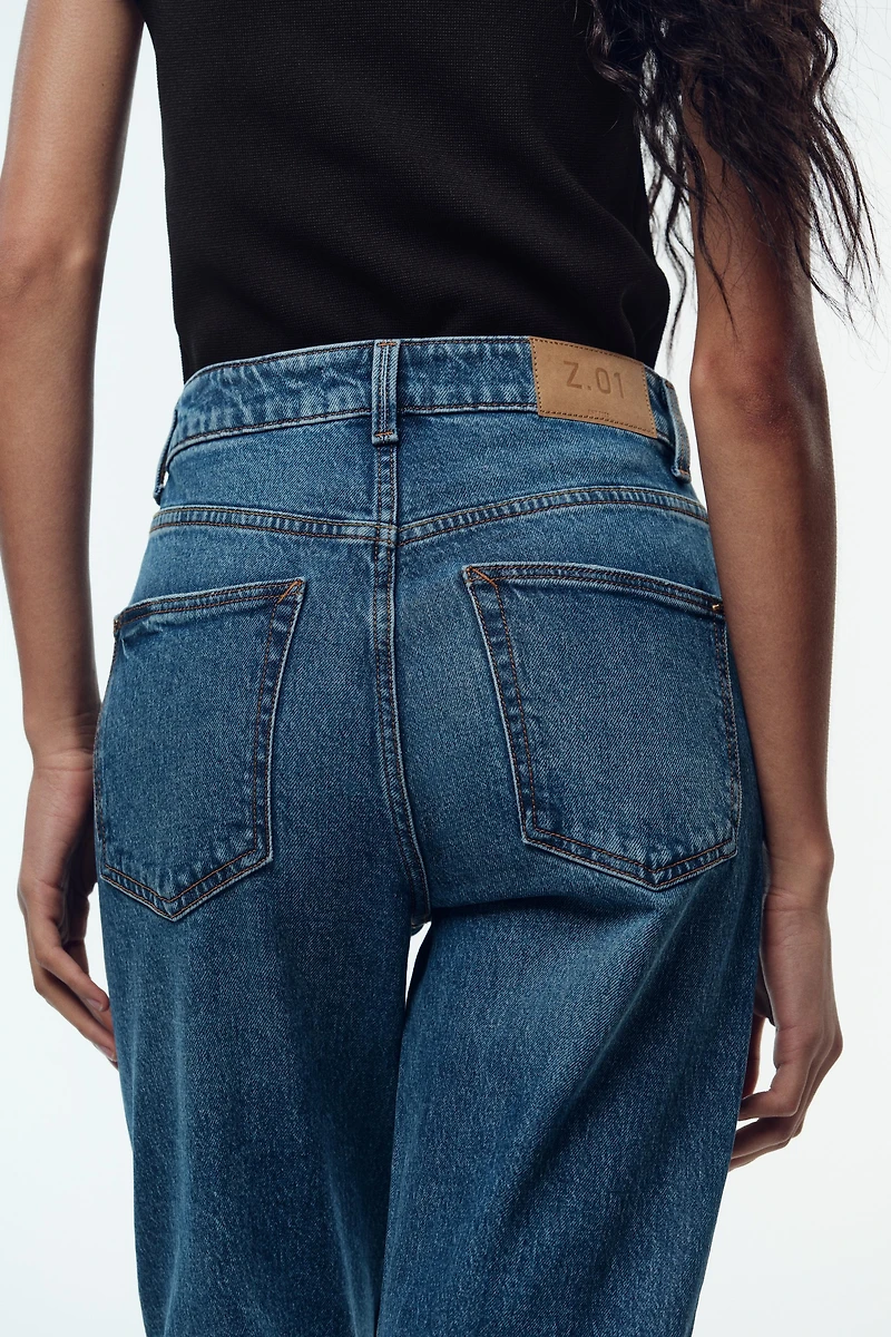 JEAN Z.01 MOM FIT CONFORT TAILLE HAUTE