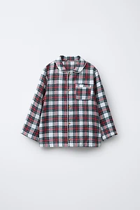 3-6 YEARS / FLANNEL PLAID PAJAMAS