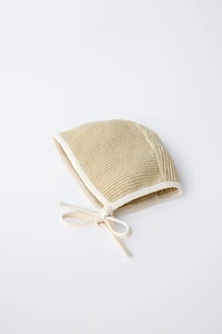 CONTRAST TRIM BONNET