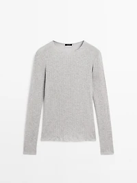 T-shirt coton ajouré