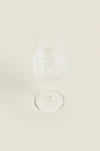 GLASS WITH LINES