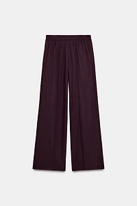 PANTALON DROIT LIN