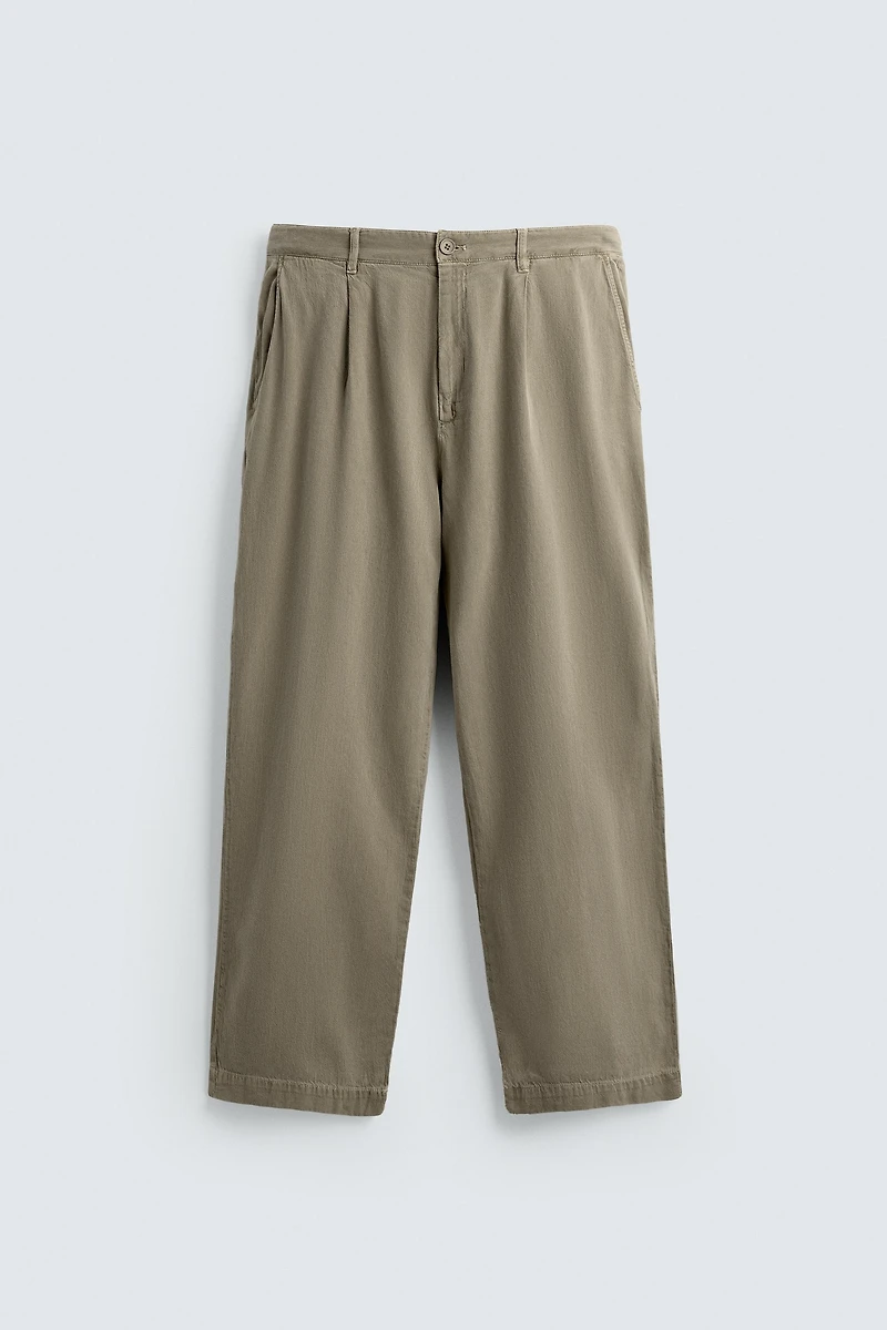 FLOWY COTTON - LINEN PANTS