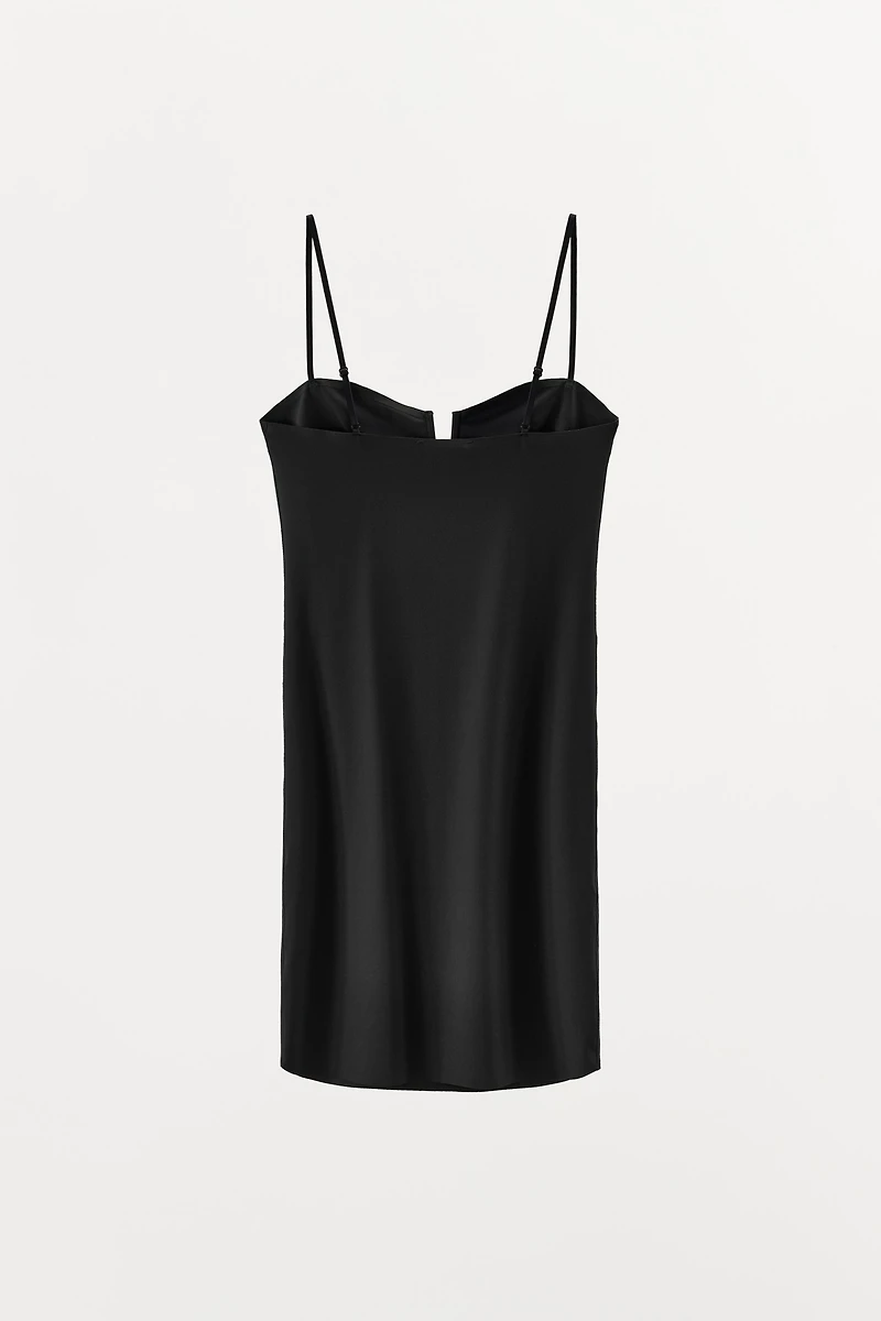 DRESS WITH METAL APPLIQUÉ POLYAMIDE
