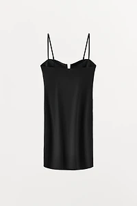 DRESS WITH METAL APPLIQUÉ POLYAMIDE