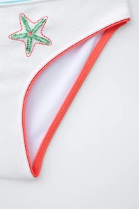 NAUTICAL EMBROIDERED BIKINI (6-14 YRS)
