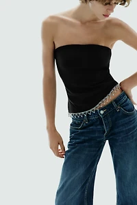 JEWEL STRAPLESS TOP