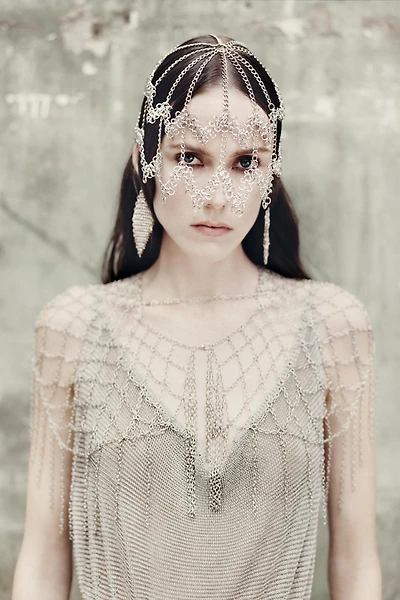 LIMITED EDITION FRINGED RING CAPE NECKLACE