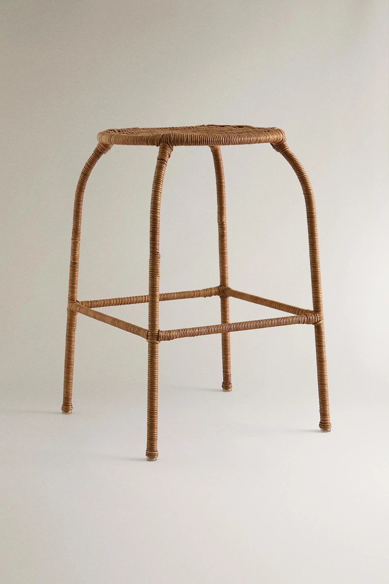 RATTAN STOOL