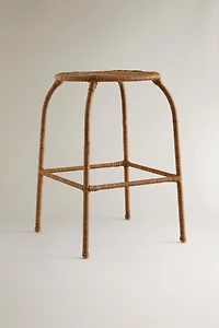 RATTAN STOOL