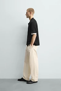 TEXTURED KNIT SHIRT