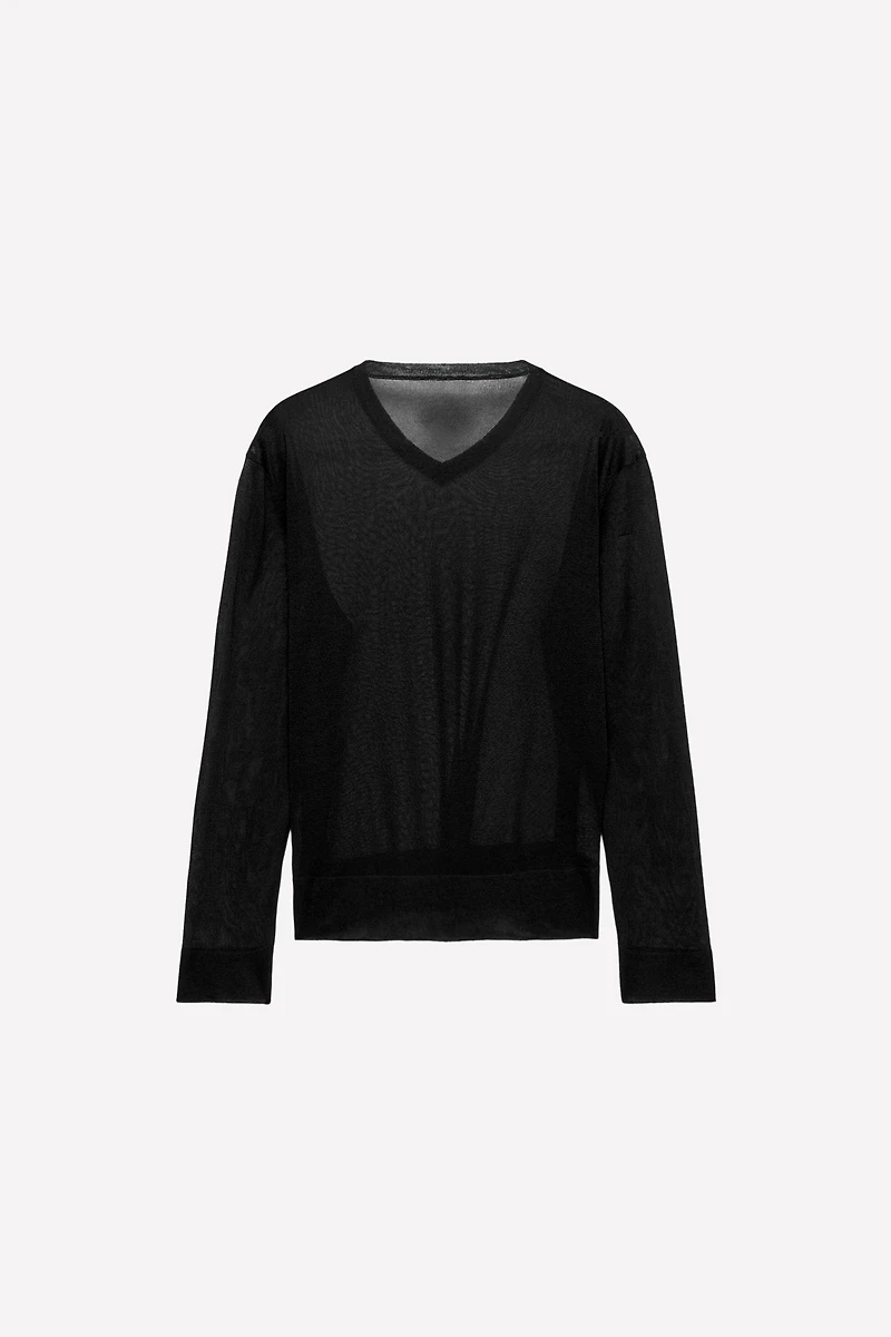 SEMI-SHEER JUMPER LUDOVIC DE SAINT SERNIN x ZARA