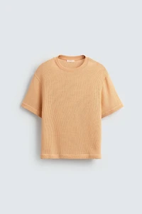 OPEN WEAVE T-SHIRT